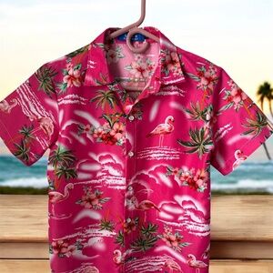 Boy's Hawaiian Print Shirt